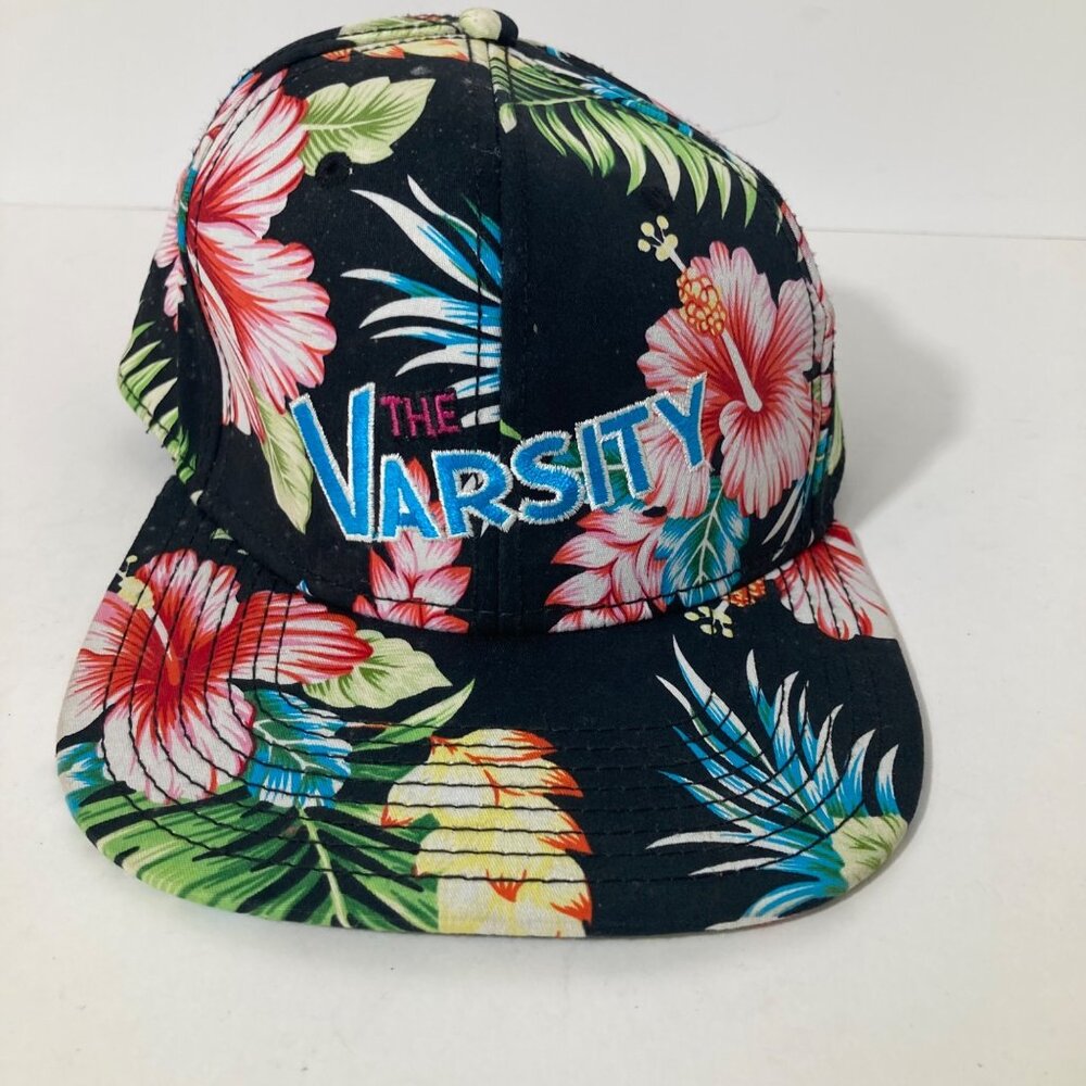 Otto Snapback Hawaiian Hat The Varsity Logo‎ Black Red Blue OSFM